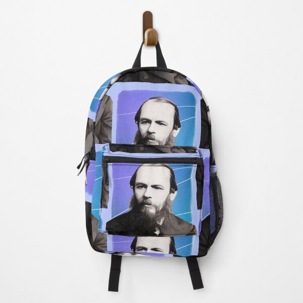 Item preview, Russian Novelist Fyodor Dostoevsky - blue - illustration  designed and sold by Litstoy.