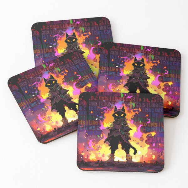 Item preview, I Like Cats Apocalyptic Disco Cat Sticker Art designed and sold by ZEESDESIGN.