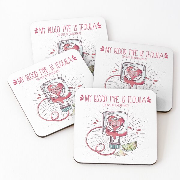 Item preview, My Blood Type Is Tequila. In Case Of Emergency. designed and sold by PCStudio57.