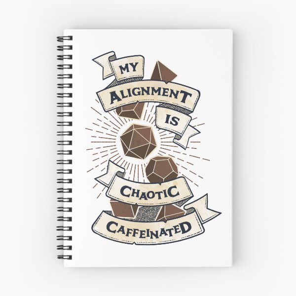 Item preview, My Alignment is Chaotic Caffeinated DnD designed and sold by wolfkin-design.