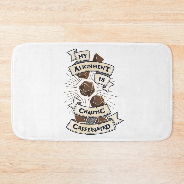 Item preview, My Alignment is Chaotic Caffeinated DnD designed and sold by wolfkin-design.