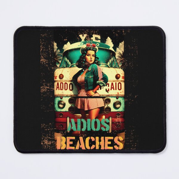 Item preview, ADIOS BEACHES PINUP GIRL - Vintage Summer design by CallisC Arts designed and sold by CallisC-Arts.