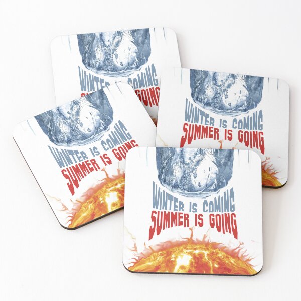 Item preview, summer going winter coming themed graphic design by ironpalette designed and sold by ironpalette.