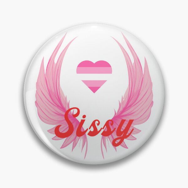 Item preview, Sissy Angel Wings Transgender Heart Flag designed and sold by SISSY4SISSIES.