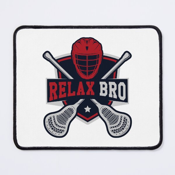 Item preview, Relax Bro Hipster Design for Mens and Women Lacrosse Fans designed and sold by SAMUEL TUCKER.