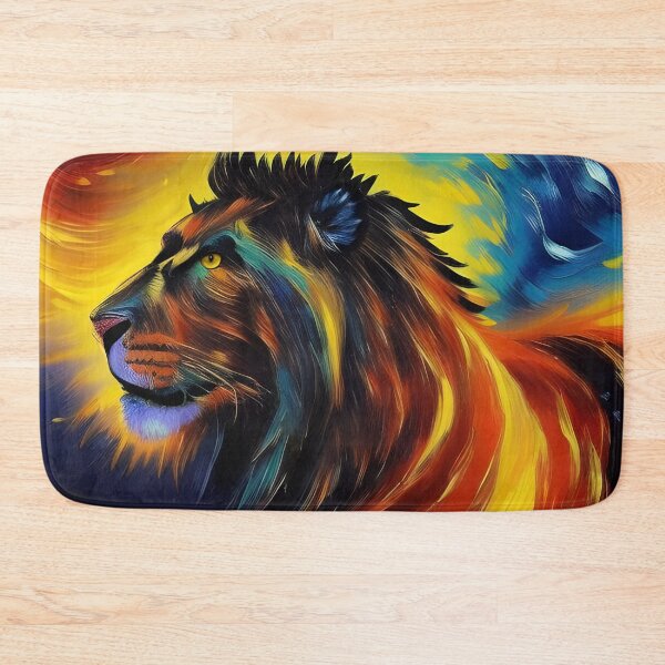 Item preview, Colourful Lion, Ai Generated Art  designed and sold by ACC .