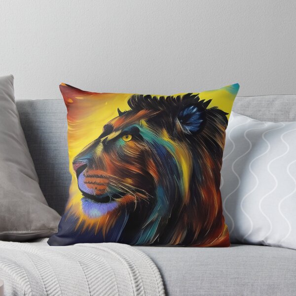 Item preview, Colourful Lion, Ai Generated Art  designed and sold by ACC .
