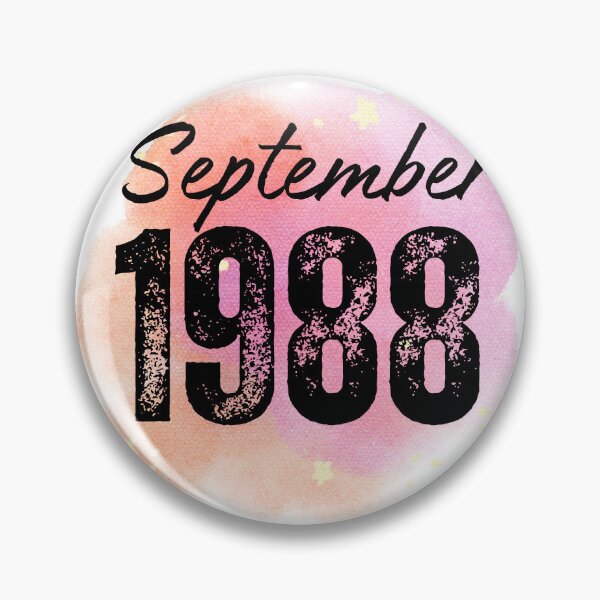 Item preview, September 1988 Birthday designed and sold by NumbersFort.