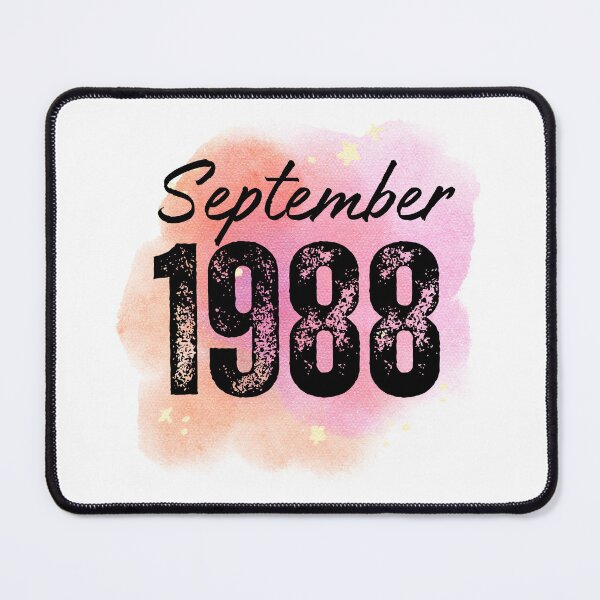 Item preview, September 1988 Birthday designed and sold by NumbersFort.