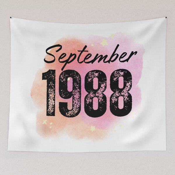 Item preview, September 1988 Birthday designed and sold by NumbersFort.