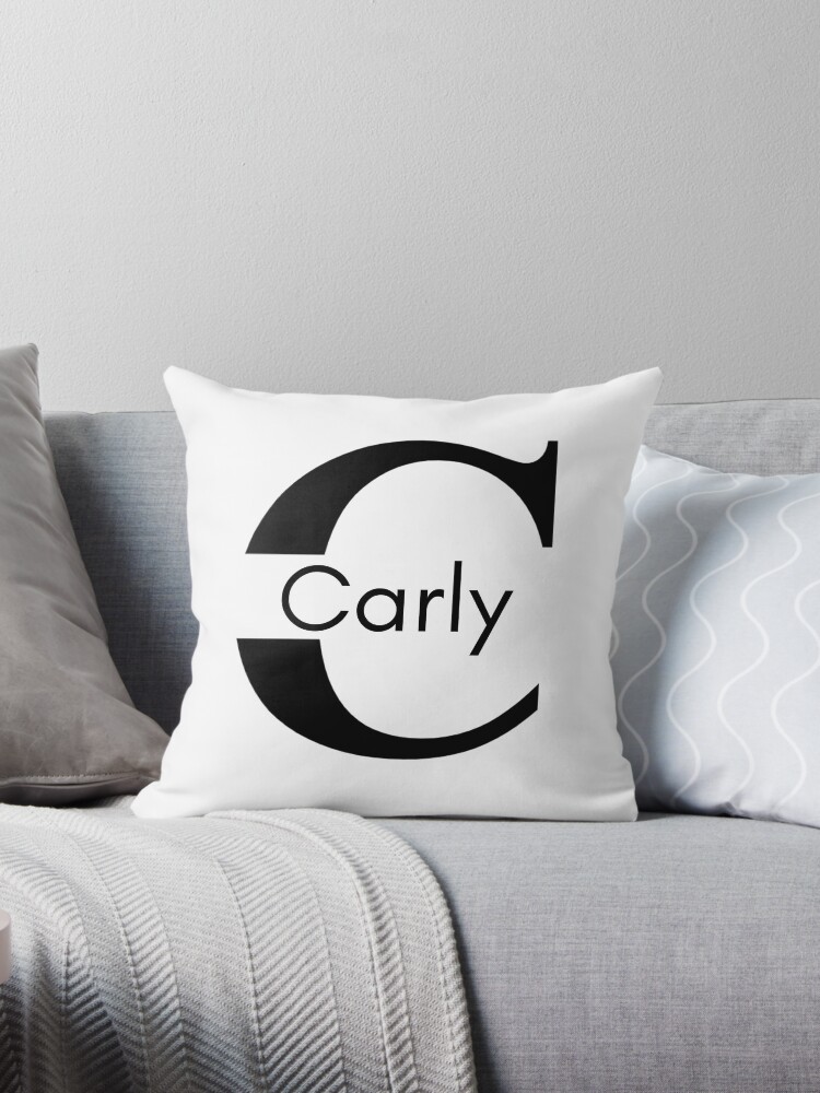 Initial Monogram Carly Name Label | Scarf