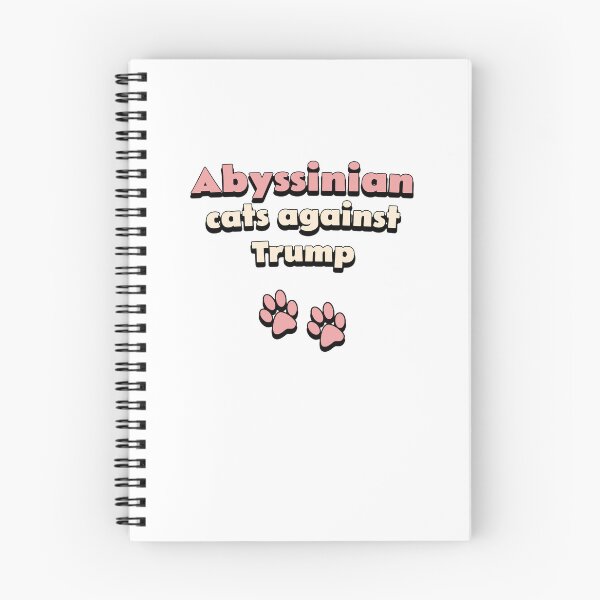 Item preview, Abyssinian cats against Trump designed and sold by DisceteDesigns.
