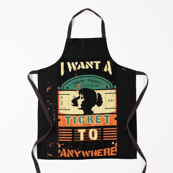 Item preview, I WANT A TICKET TO ANYWHERE- Vintage Summer design by CallisC Arts designed and sold by CallisC-Arts.