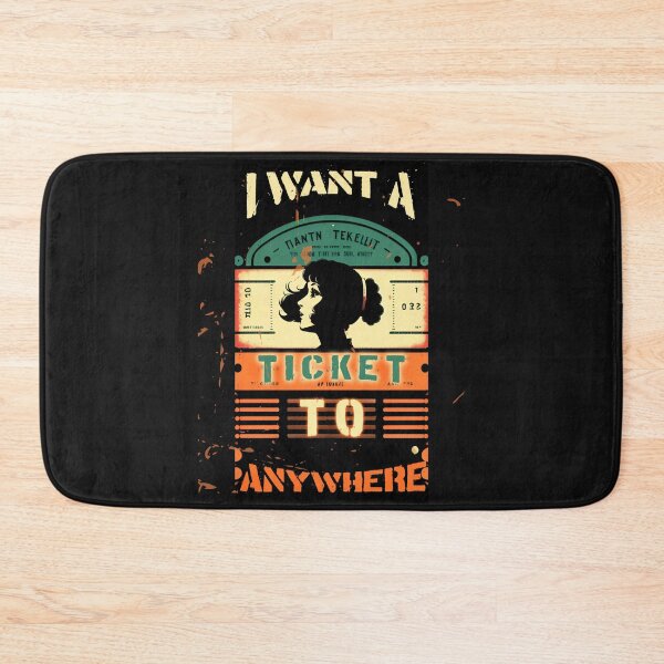 Item preview, I WANT A TICKET TO ANYWHERE- Vintage Summer design by CallisC Arts designed and sold by CallisC-Arts.