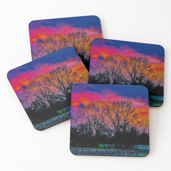 Item preview, Winter Sunset Trees designed and sold by Jitsy67.