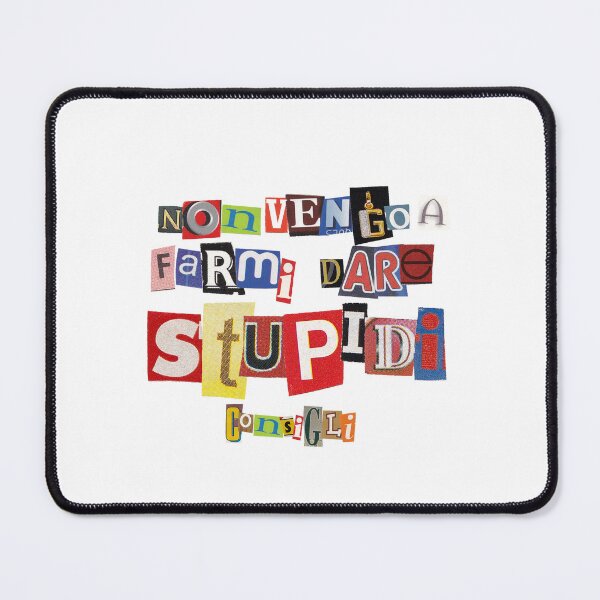 Item preview, FABRI FIBRA Non vengo a farmi  dare stupidi  consigli frasi italiano album quote frasi canzoni Musica italiana Citazioni, Quote, Testi, designed and sold by fuffu.