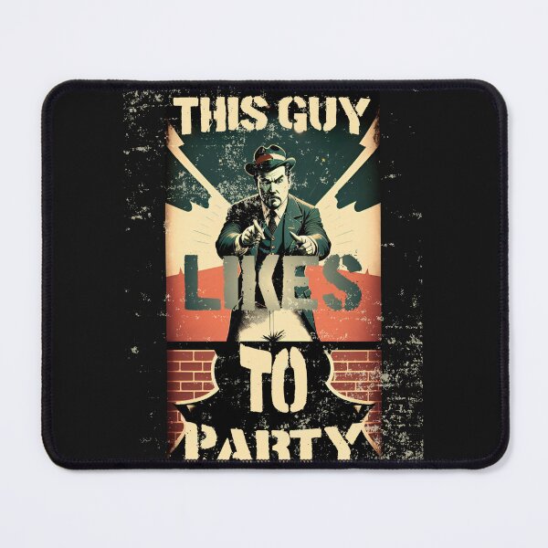 Item preview, THIS GUY LIKES TO PARTY - Vintage Summer design by CallisC Arts designed and sold by CallisC-Arts.