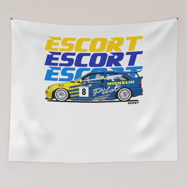 Item preview, FORD ESCORT RS COSWORTH PILOT RALLY CAR designed and sold by TrachyMillsArt.