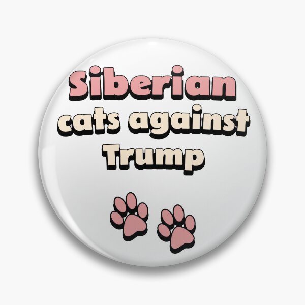 Item preview, Siberian cats against Trump designed and sold by DisceteDesigns.