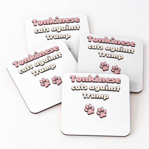 Item preview, Tonkinese cats against Trump designed and sold by DisceteDesigns.