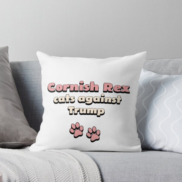 Artikelvorschau, Cornish Rex-Katzen gegen Trump entworfen und verkauft von DisceteDesigns.