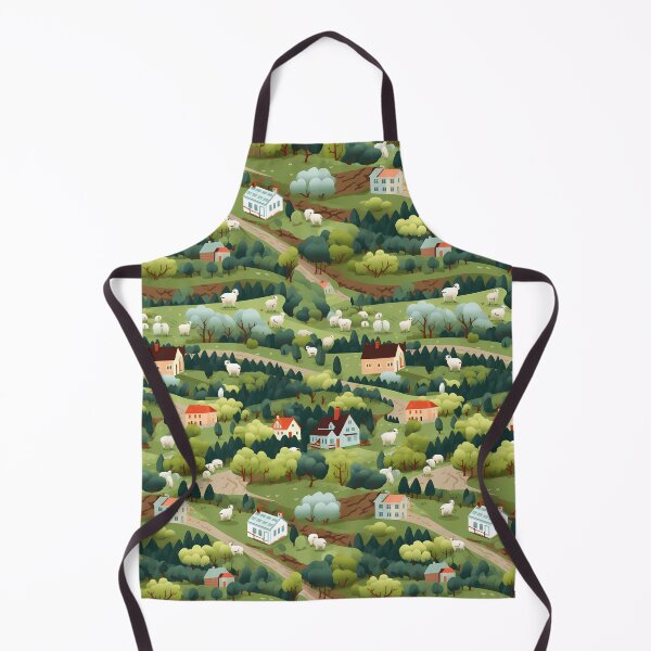 Item preview, Sheep farm pattern designed and sold by Lexa Pix.