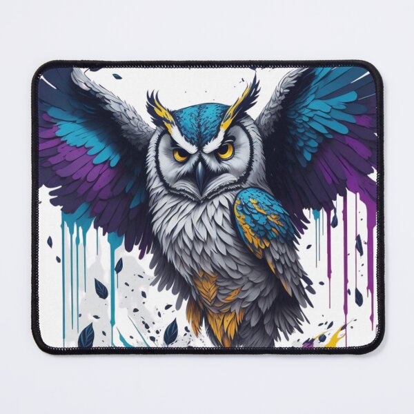 Item preview, owl flying designed and sold by HAMDY-art.