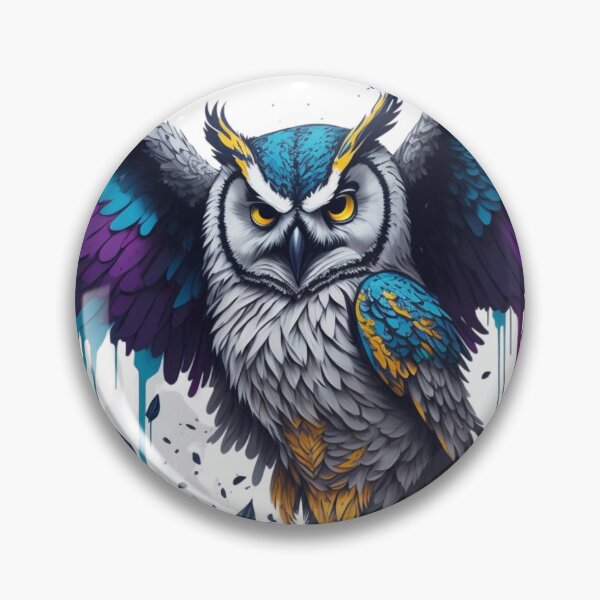 Item preview, owl flying designed and sold by HAMDY-art.