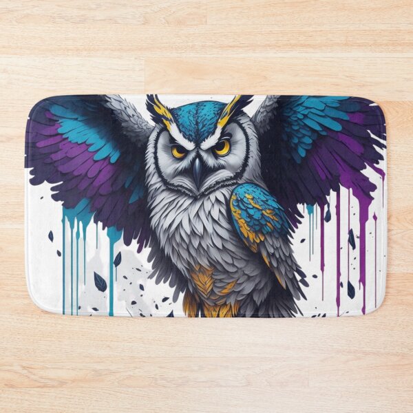 Item preview, owl flying designed and sold by HAMDY-art.