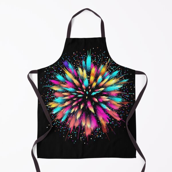 Item preview, exploding colorful fireworks designed and sold by TrendyPalette.