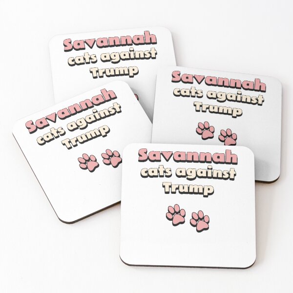 Item preview, Gatos de Savannah contra Trump designed and sold by DisceteDesigns.