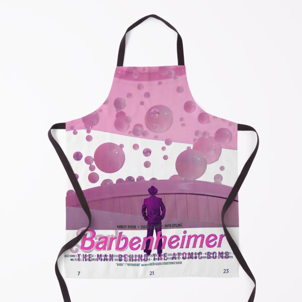 Item preview, Barbenheimer examining pink bubble bath eruption —“Now, I am become Death, the destroyer of worlds.” (J. Robert Oppenheimer) designed and sold by ignasirus.