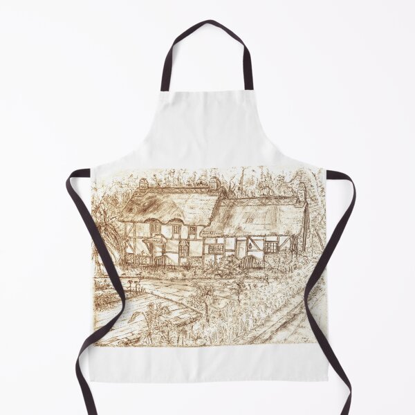 Item preview, Anne Hathaway's Cottage Drawing, Summer, Stratford-upon-Avon, Warwickshire designed and sold by studioSharonKay.