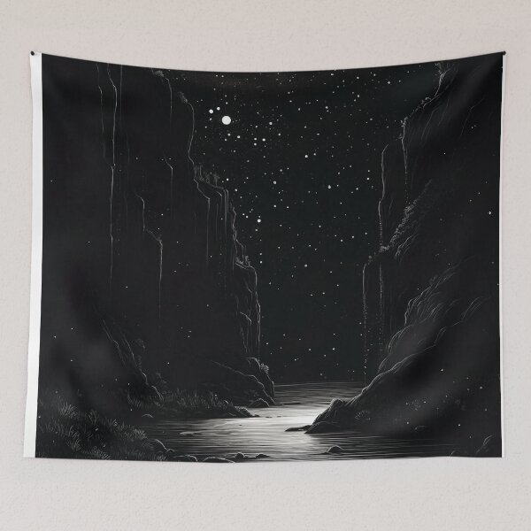 Item preview, CLIFFS AT NIGHT designed and sold by Sweet Goods.