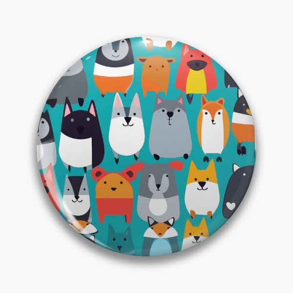 Item preview, wild animal patterns designed and sold by tinytwist.