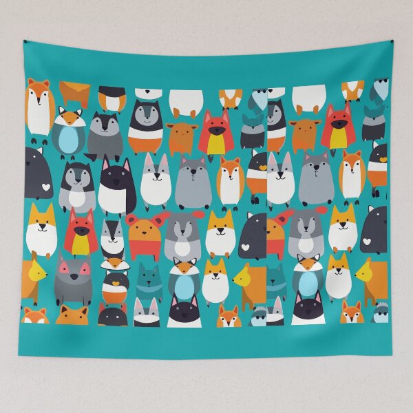Item preview, wild animal patterns designed and sold by tinytwist.