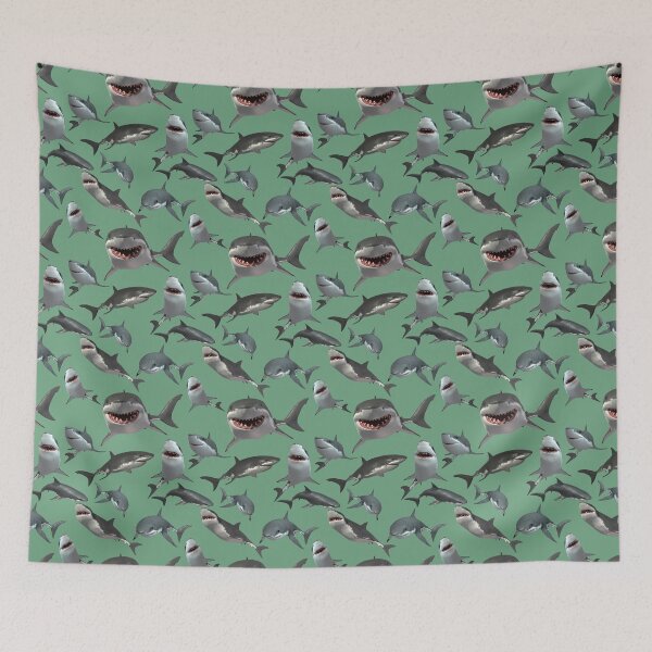 Item preview, Lots of Great WHite Sharks designed and sold by Winthrop Brookhouse.