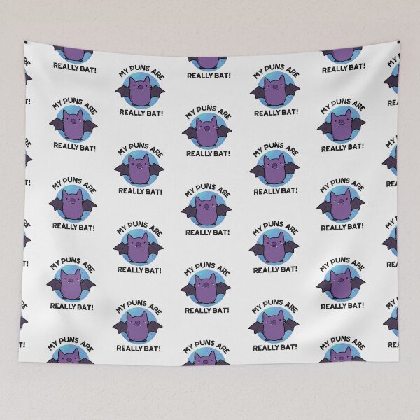 Item preview, My Puns Are Really Bat Funny Animal Puns  designed and sold by punnybone.