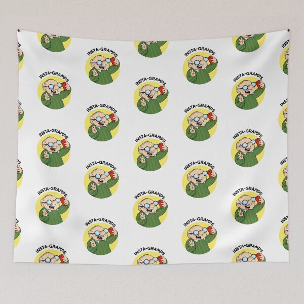 Item preview, Instagramps Social Media Funny Grandpa Puns  designed and sold by punnybone.