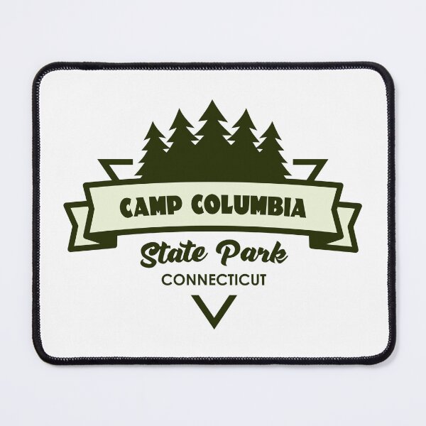 Item preview, Camp Columbia State Park Connecticut Trees And Ribbon designed and sold by bivenart.