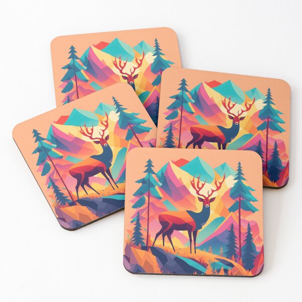 Item preview, Deer on Mountain  designed and sold by Tonycnx-shop.