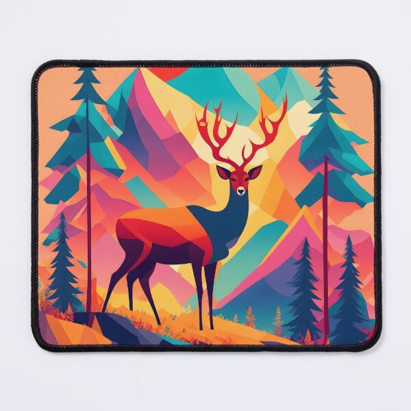 Item preview, Deer on Mountain designed and sold by Tonycnx-shop.