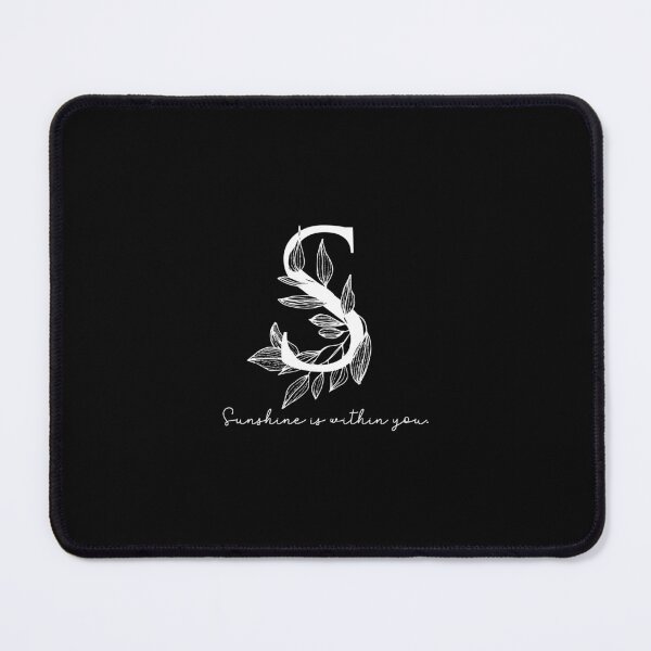 Item preview, letter S - Sunshine is within you. - dark designed and sold by WERICO-T.