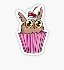 Cupkowl the Owl cupcake! Sticker