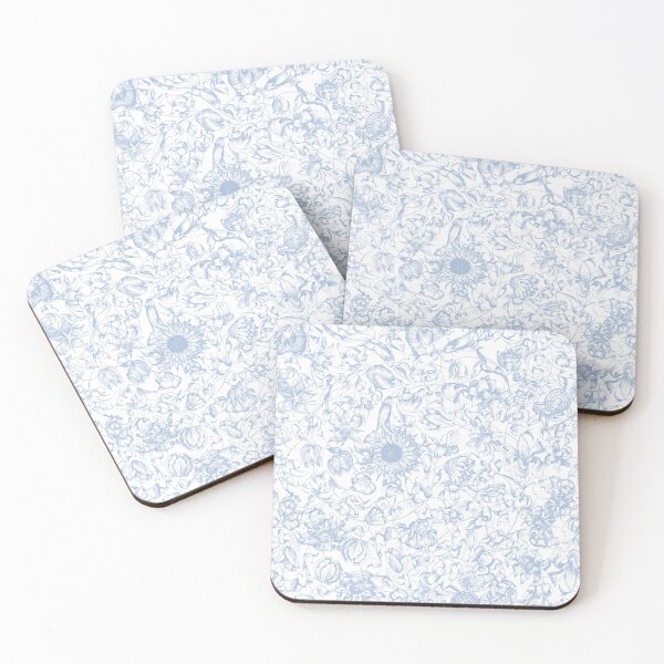 Item preview, Blue foggy flowers  designed and sold by SkyisBright.