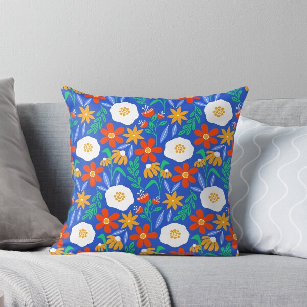 Item preview, Floral 4 dark blue designed and sold by Irenajh87.