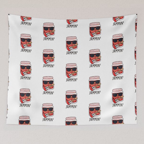 Item preview, Jammin Rocker Funny Jam Puns  designed and sold by punnybone.