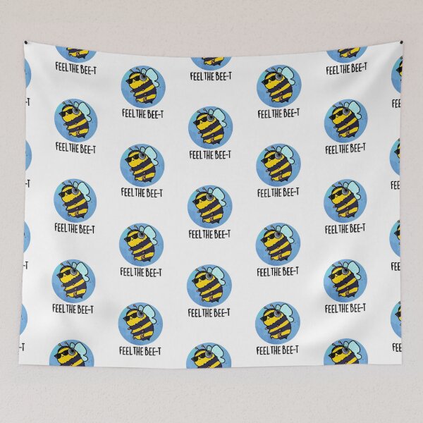 Item preview, Feel The Bee-t Funny Bee Puns  designed and sold by punnybone.