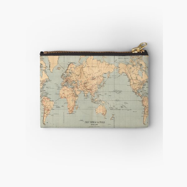 Item preview, Vintage Map of the World (1867) designed and sold by BravuraMedia.