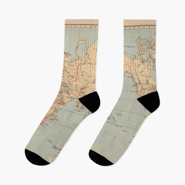 Item preview, Vintage Map of the World (1867) designed and sold by BravuraMedia.